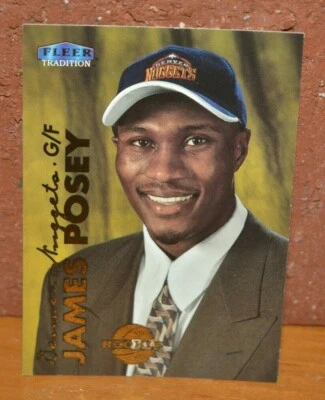 BASKETBALL CARD FLEER TRADITION ROOKIE JAMES POSEY DENVER NUGGETS - Image 1 of 2