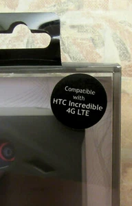 HTC Droid Incredible 4G LTE Incipio Snap-On Hard Case - Black - Picture 1 of 5