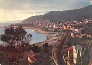 AL9-32A)  MARINA DI PALIZZI PANORAMA FERROVIA VIAGGIATA REGGIO CALABRIA - Bild 1 von 2