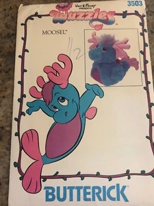 🌺 BUTTERICK #3503 - WALT DISNEY-WUZZLES - 9 1/2" MOOSEL PLUSH DOLL PATTERN FF - Picture 1 of 2