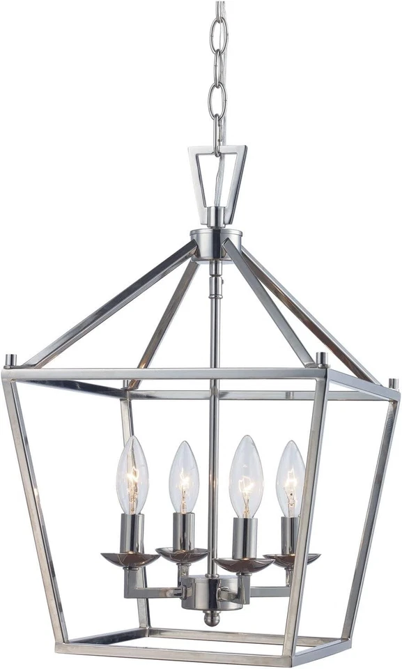 Trans Globe Lighting 10264 Lacey 4 Light 12 Wide Pendant - Silver - Image 1 of 4