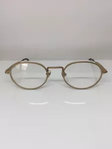 Vintage Matsuda 2875 Eyeglasses GP Gold With Accents Details Frame 47-21mm Japan - Picture 1 of 11