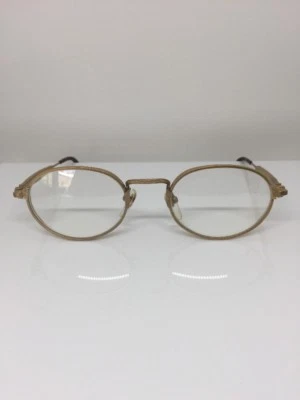 Vintage Matsuda 2875 Eyeglasses GP Gold With Accents Details Frame 47-21mm Japan - Image 1 of 4