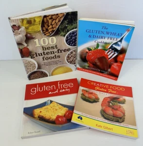Gluten-Free Cooking Book Bundle - 4 Books; Creative Food, Gluten-Free & Easy, - Picture 1 of 20