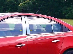 2011-2015 CHEVROLET CRUZE 4 Piece Stainless Steel Pillar Post Trim. 4-door. - Picture 1 of 1
