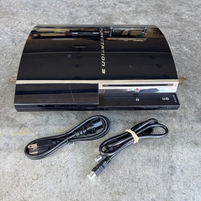 Sony PlayStation 3 PS3 Backwards Compatible BWC Console (CECH-A01) Tested - Image 1 of 4