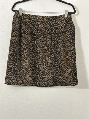 Falda vintage estampado animal liz claiborne talla 12 Foto 1 de 4