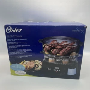 Oster 6,1 Quart programmierbarer Dampfgarer 2 Ebenen schwarz Digitalanzeige 5716 - Bild 1 von 9
