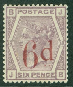 SG 162 6d auf 6d Flieder. Ein feines frisches sehr leicht montiertes postfrisches Exemplar KAT 675£ - Bild 1 von 2