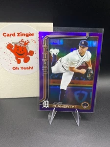2025 Topps Series 2 Baseball #504 Jack Flaherty Detroit Tigers Purple Foil /250! - Picture 1 of 2