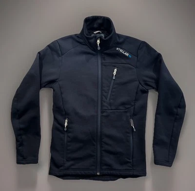 Stellar Equipment EQ Performance Jacket Sz M Blue Full Zip Pockets Light Stretch - Image 1 of 4