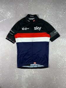 Rapha Team Sky British Champion Cycling Jersey Full Zip Roadmen Mens S - Picture 1 of 8