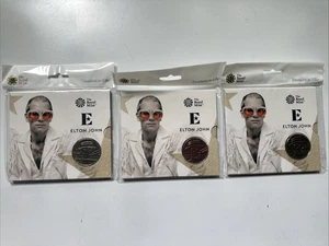 ELTON JOHN 2020 5 POUND BRILLIANT UNCIRCULATED COIN FROM THE ROYAL MINT - Picture 1 of 3