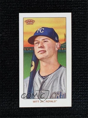 2020 Topps 206 Series 3 Carolina Brights Ad Back Bobby Witt Jr #44 - Image 1 of 2