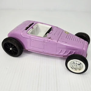 Nylint Toys Ford Purple Hot Rod Jalopy Roadster Coupe Car Pressed Steel 1960s - Picture 1 of 16