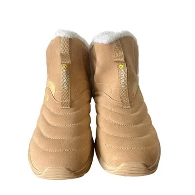 Fitville Women's Winter Boots Sz 10W Tan Suede Arch Heal Support Faux Fur Lined - Image 1 of 4