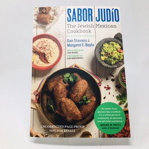 Sabor Judio ARC by Ilan Stavans Jewish Mexican Cookbook Margaret Boyle B&W Proof - Picture 1 of 13