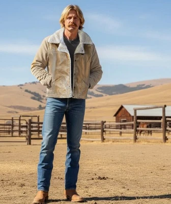 Abrigo Wrangler Wrange Chaqueta Sherpa Pana De Colección Hecho en EE. UU. Envejecido Talla M Años 70 Foto 1 de 4