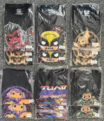 Лот из 15 футболок Funko POP! Marvel Collector Corps эксклюзивные мужские размер средний - Изображение 1 из 3