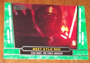 Topps Star Wars The Force Awakens Meet Kylo Ren Card-55 - Picture 1 of 2