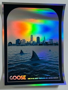 Póster de concierto Goose The Band Cleveland OH Jacobs Pavilion 2025 S/N #’d *LÁMINA* - Imagen 1 de 15