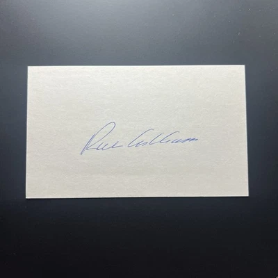 Richie Ashburn Signed Index Card JSA LOA - Image 1 of 2