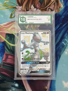 Pokemon Mewtwo GX Shiny Hidden Fates Graad 10 English - Imagen 1 de 2