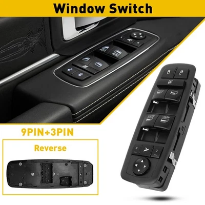 Interruptor de ventana de espejo retrovisor eléctrico maestro del lado del conductor para Dodge Ram 2500 3500 2013-2016 Foto 1 de 4