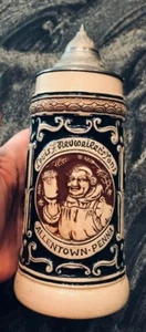 RARE VINTAGE NEUWEILER'S BEER MONK STEIN NEUWEILER BREWING CO ALLENTOWN PA - Picture 1 of 7