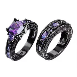 Rings Jewelry Size 6-10 Cubic Zirconia Women Wedding Ring Elegant - Bild 1 von 2