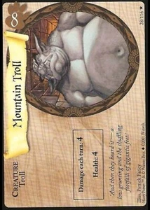 Harry Potter Juego de cartas coleccionables Mountain Troll - Juego base #28/116 - Imagen 1 de 2