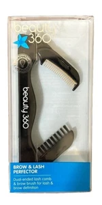 Beauty 360 BROW & LASH PERFECTOR Dual Ended Lash Comb & Brow Brush BRAND NEW - Picture 1 of 2