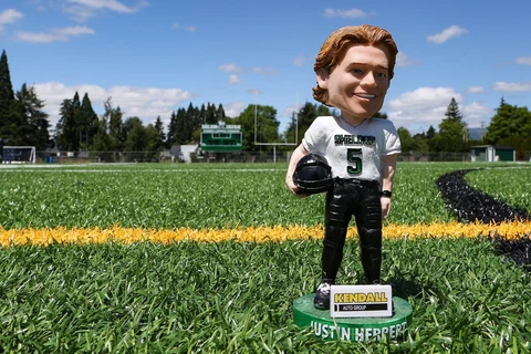 Justin Herbert 2022 Eugene Emeralds Bobblehead NIB | Sheldon / Oregon / Chargers Cover