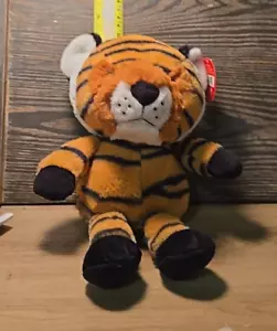 Fiesta Bebé Tigre Cachorro Peluche 9.5" Peluche Juguete Ojos Bordados ETIQUETAS - Imagen 1 de 9