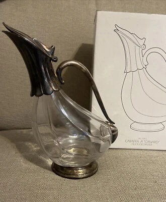 Italy Vintage Duck Caraffe WINE DECANTER Jug CARAFFA A CANARD Art no: 1902  25cm - Image 1 of 4