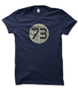 T-Shirt Maglietta Numero 73 Magico Big Bang Matematia Fisica Theory Vintage Uomo