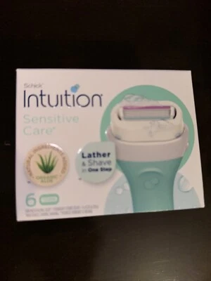 Schick Intuition Refill, Razors for Women Sensitive Skin 12 Pack