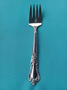 Vintage Wm A Rogers 1956 VALLEY ROSE Buffet/Cold Meat Serving Fork 8 1/4" - Picture 1 of 3