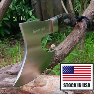 High Hardness Battle Axe Outdoor Jungle Camping Bone Cutter Fire Axe Life-saving - Picture 1 of 7
