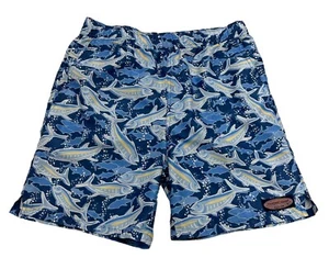 Vineyard Vines Jungen Chappy Badehose Fisch Baden Kordelzug blau Gr. Large - Bild 1 von 10