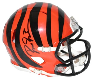 Boomer Esiason Autographed Cincinnati Bengals Speed Mini Helmet Beckett 35833 - Picture 1 of 3