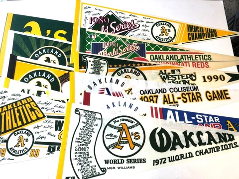 U Pick Vintage 12x30 Oakland Athletics Pennant  (.99 Ship on 2nd - Ships Flat ) Cover