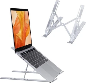 Portable Laptop Stand Adjustable Foldable Notebook Tablet Holder Computer Desk - Afbeelding 1 van 17