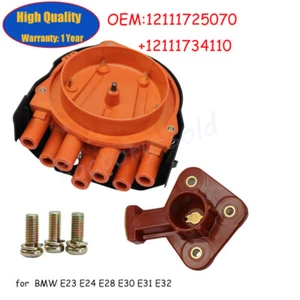 Distributor Cap&Rotor Fits BMW E23 E24 E28 E30 E31 E32 12111725070 12111734110 - Picture 1 of 19