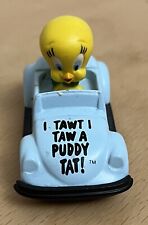 Vintage ERTL Toy Car Looney Tunes Tweety Bird I Tawt I Saw A Puddy Tat! EUC