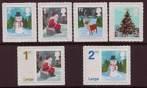 GREAT BRITAIN 2006 CHRISTMAS SET OF 6 UNMOUNTED MINT - Picture 1 of 1