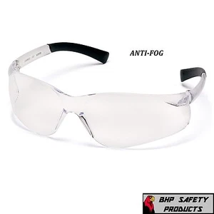 PYRAMEX ZTEK SAFETY GLASSES CLEAR ANTI-FOG LENS S2510ST WORK EYEWEAR Z87+ (1 PR) - Picture 1 of 7