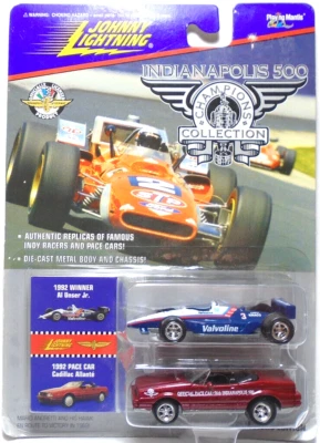 Johnny Lightning Indy 500 Champs '92 1996 Al Our Jr & Pace Car coches de carreras 1:64 Foto 1 de 3