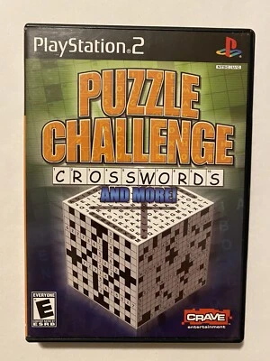 Puzzle Challenge Crosswords and More (Sony PlayStation 2, 2006) PS2 Complete CIB - Image 1 of 4