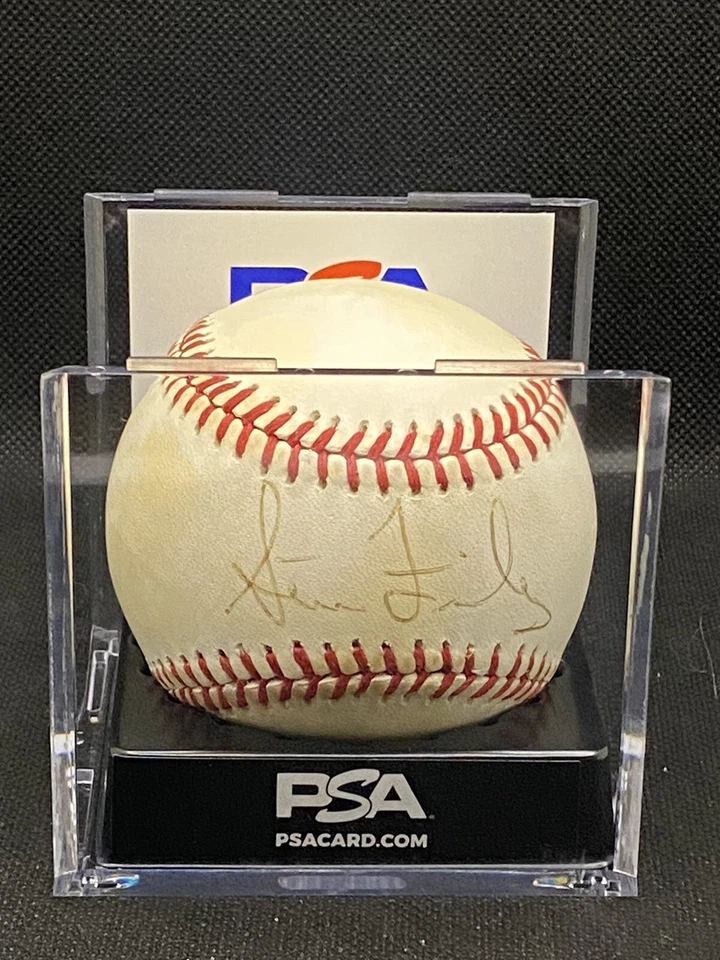 Steve Finley Signed Official American League Baseball PSA COA - Image 1 of 2